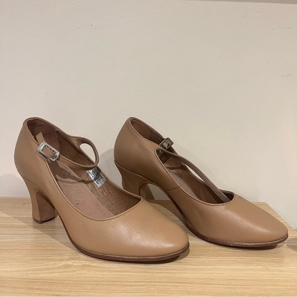 Bloch Cabaret Soft Leather 2.5" Character Shoes - S0306L Womens - Picture 2 of 6